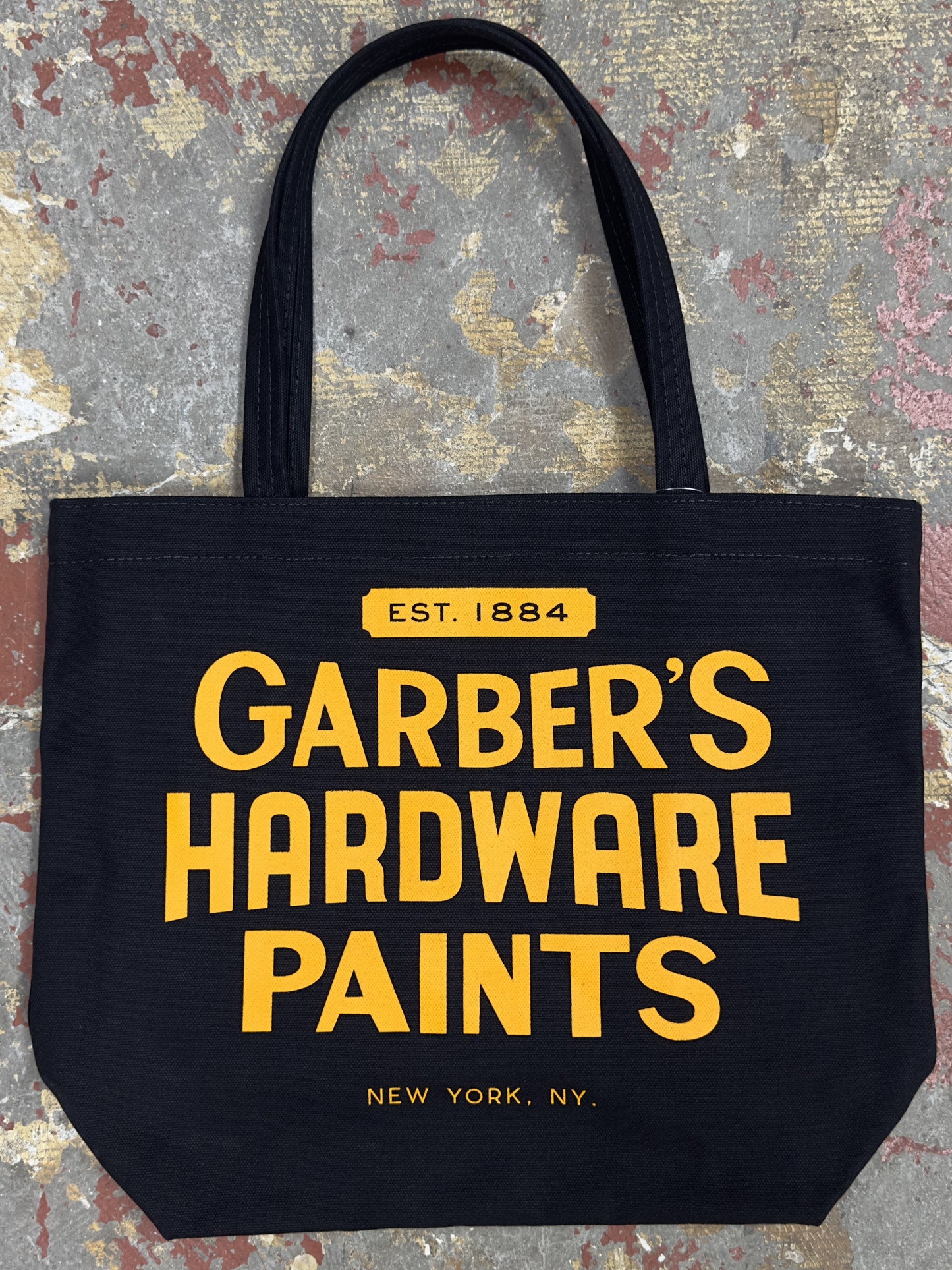 Classic Garber's Tote - Black/Orange