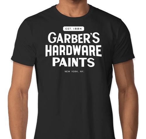 Garber's Logo Tee, Black