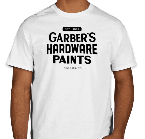 Garber's Logo Tee, White